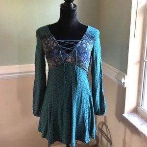Hollister boho mini dress jrs